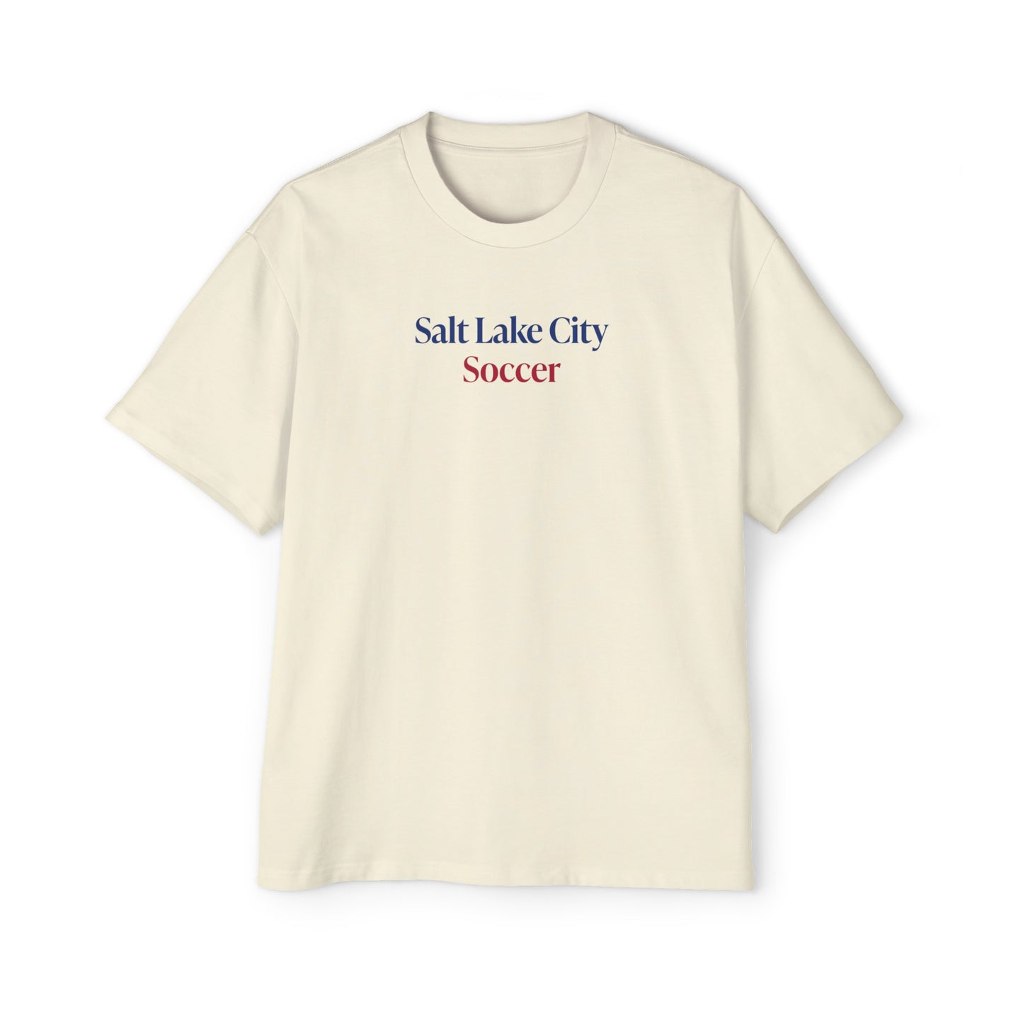 Salt Lake City Soccer Oversized T-Shirt - Yellow
