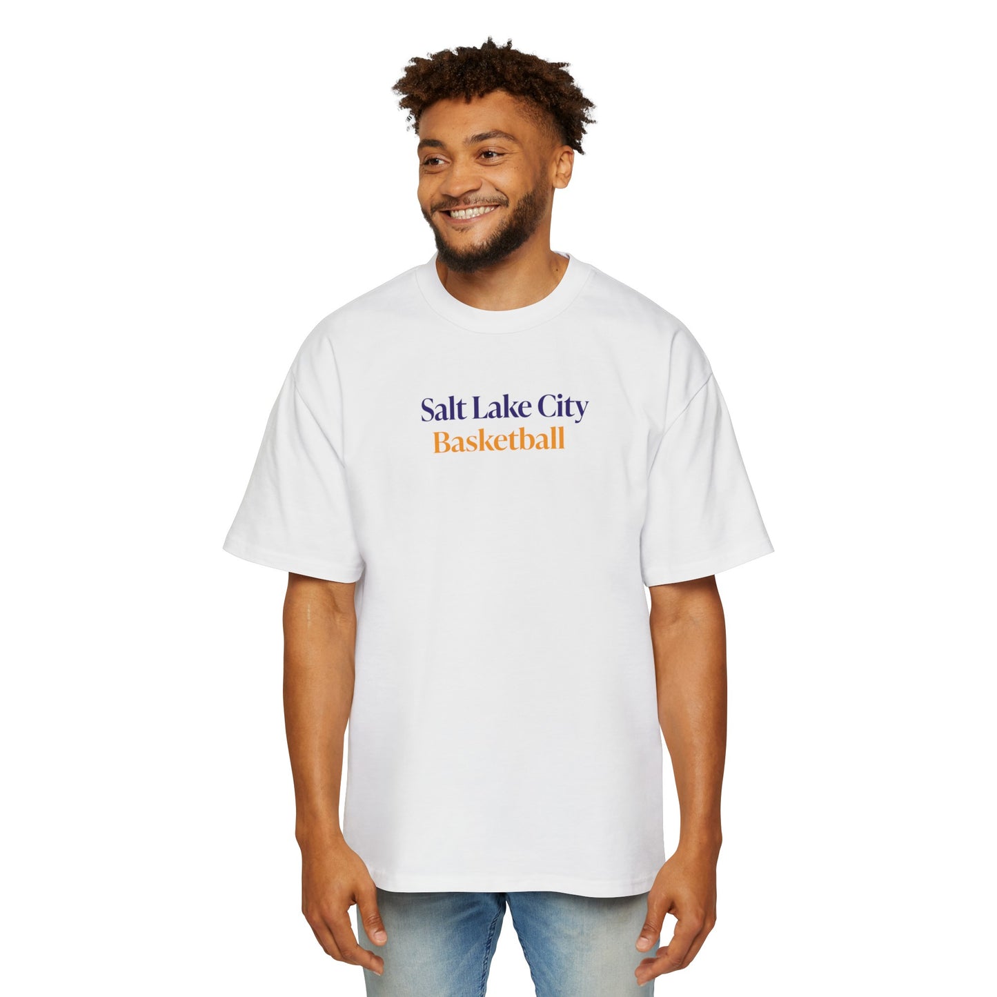 Salt Lake City Basketball Oversized T-Shirt - Primary Colors #1