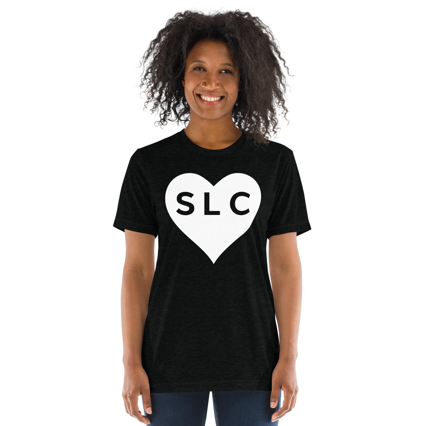 Women's Heart SLC T-Shirt - Black