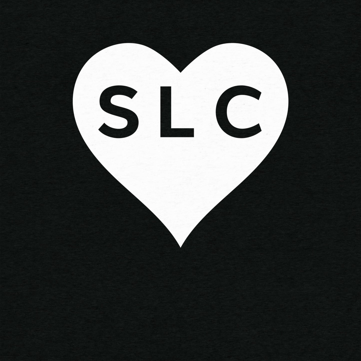 Women's Heart SLC T-Shirt - Black