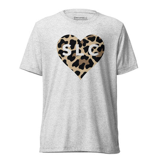 Women's SLC Leopard Heart T-Shirt